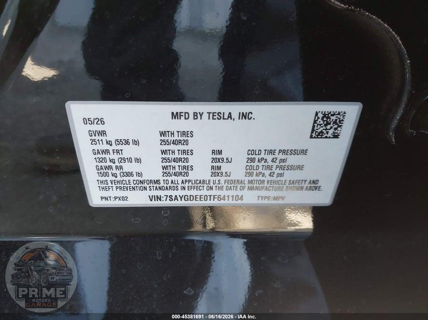 2026 TESLA MODEL Y ALL-WHEEL DRIVE/LONG RANGE LAUNCH SERIES/PREMIUM ALL-WHEEL DRIVE — фото 9
