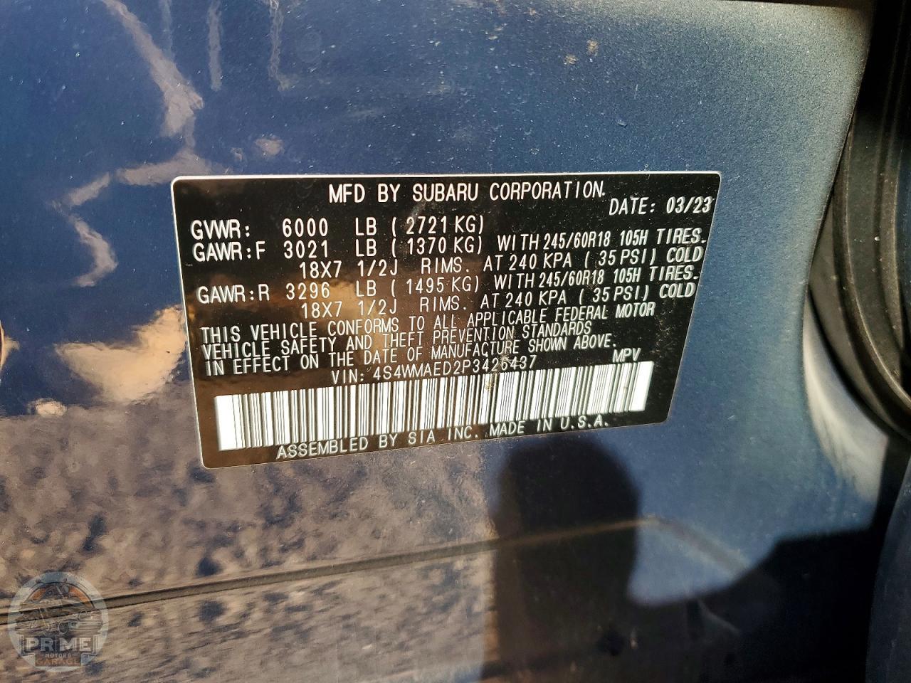 2023 SUBARU ASCENT — фото 24