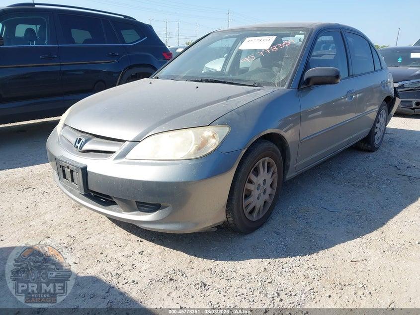 2005 HONDA CIVIC LX — фото 2
