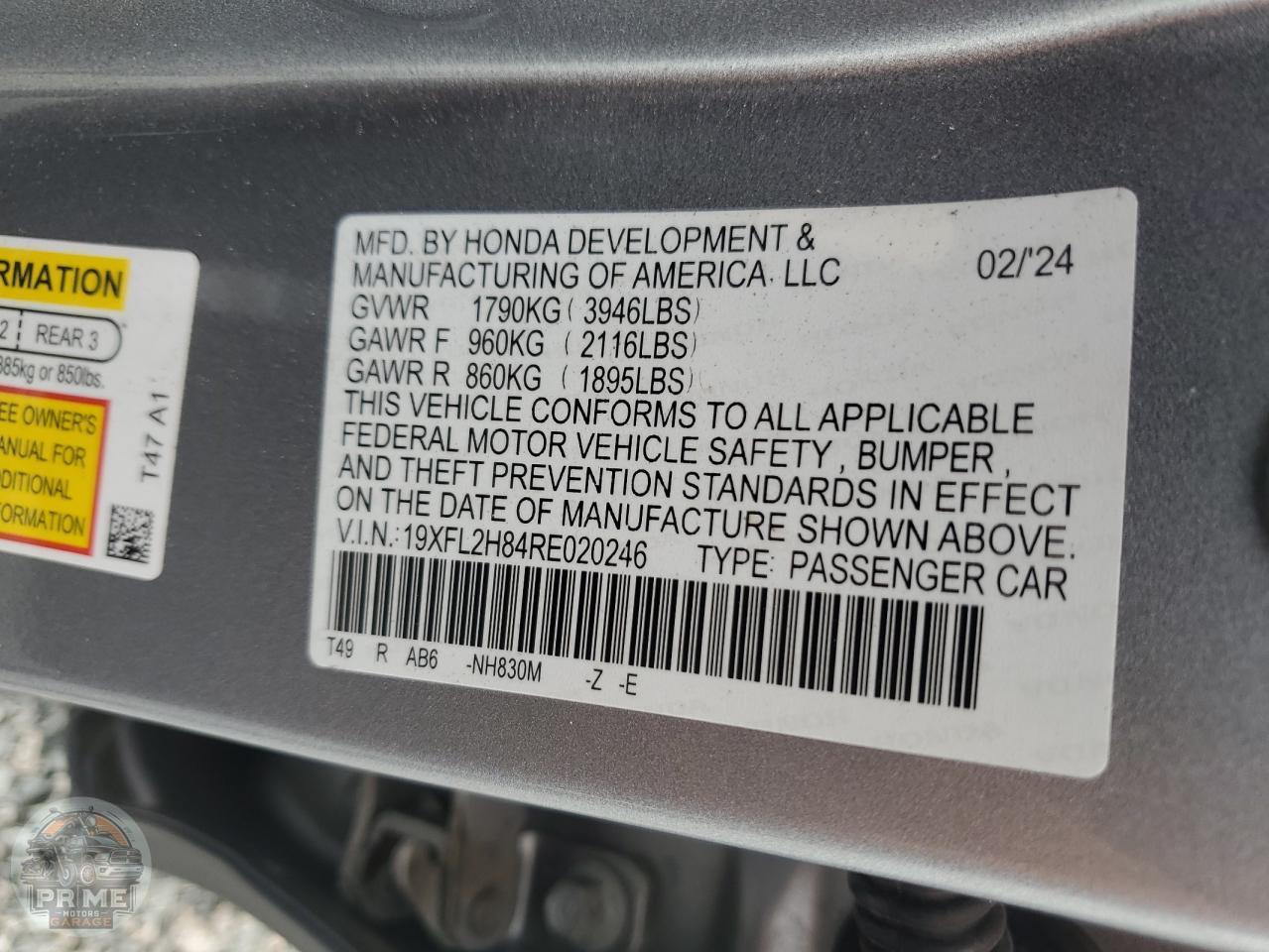 2024 HONDA CIVIC — фото 12
