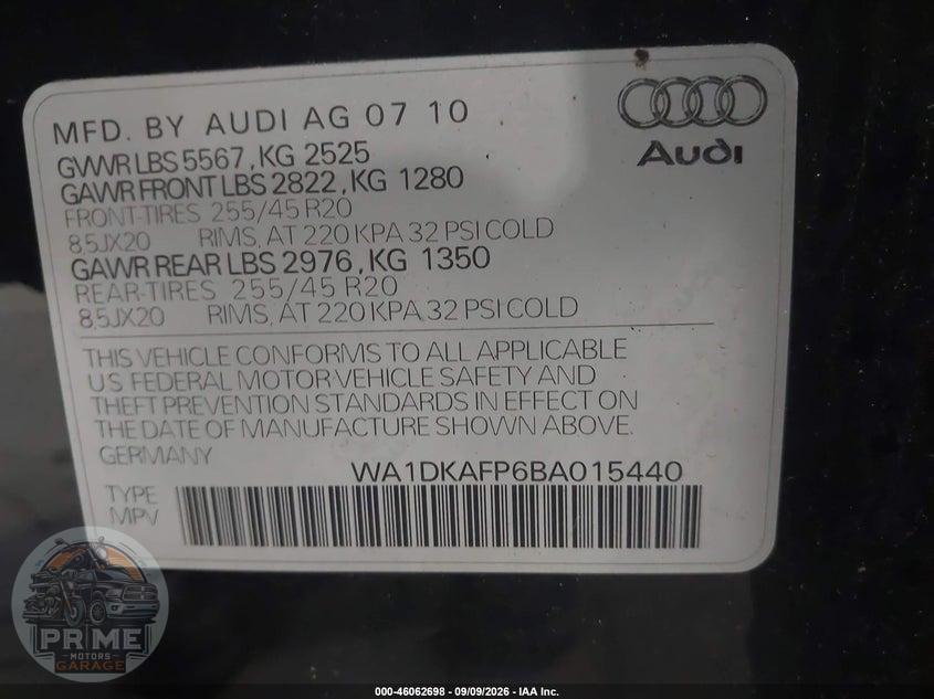 2011 AUDI Q5 3.2 PREMIUM PLUS — фото 9