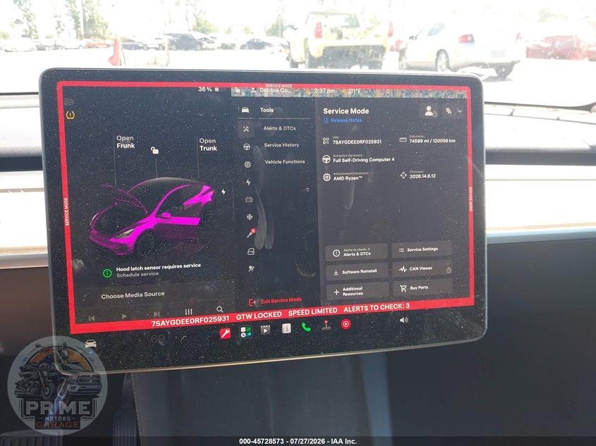 2024 TESLA MODEL Y LONG RANGE DUAL MOTOR ALL-WHEEL DRIVE — фото 18