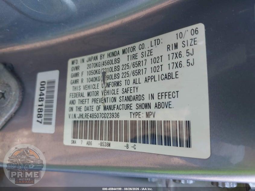 2007 HONDA CR-V EX — фото 9
