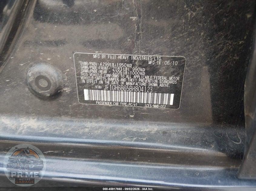 2011 SUBARU IMPREZA 2.5I PREMIUM — фото 9