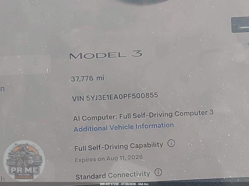 2023 TESLA MODEL 3 REAR-WHEEL DRIVE — фото 15
