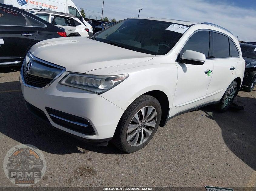 2016 ACURA MDX TECHNOLOGY   ACURAWATCH PLUS PACKAGES/TECHNOLOGY PACKAGE — фото 2