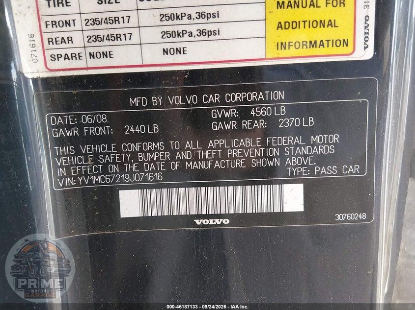2009 VOLVO C70 T5 M (RETAIL ONLY) — фото 9