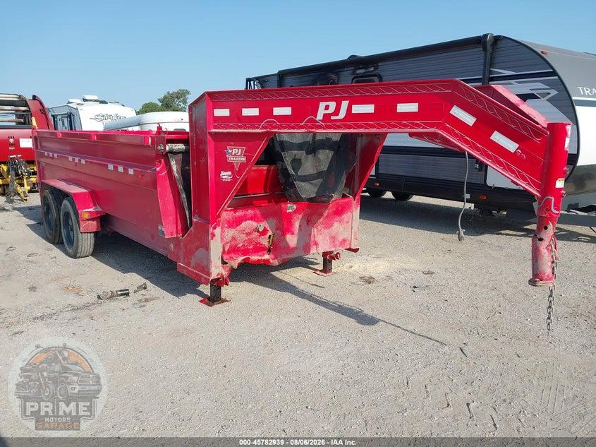 2021 PJ TRAILERS GOOSENECK DUMP TRAILER — фото 3