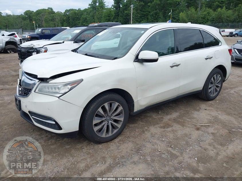 2014 ACURA MDX TECHNOLOGY PKG W/ENTERTAINMENT PKG — фото 2