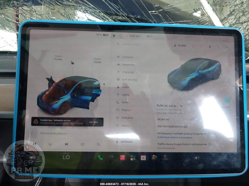 2024 TESLA MODEL Y LONG RANGE DUAL MOTOR ALL-WHEEL DRIVE — фото 7