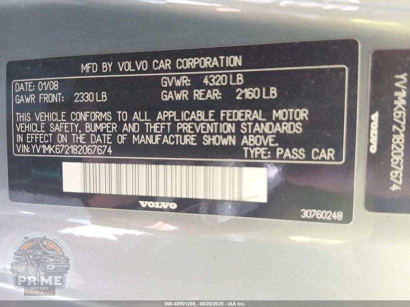 2008 VOLVO C30 T5 R-DESIGN/T5 VERSION 1.0/T5 VERSION 2.0 — фото 9