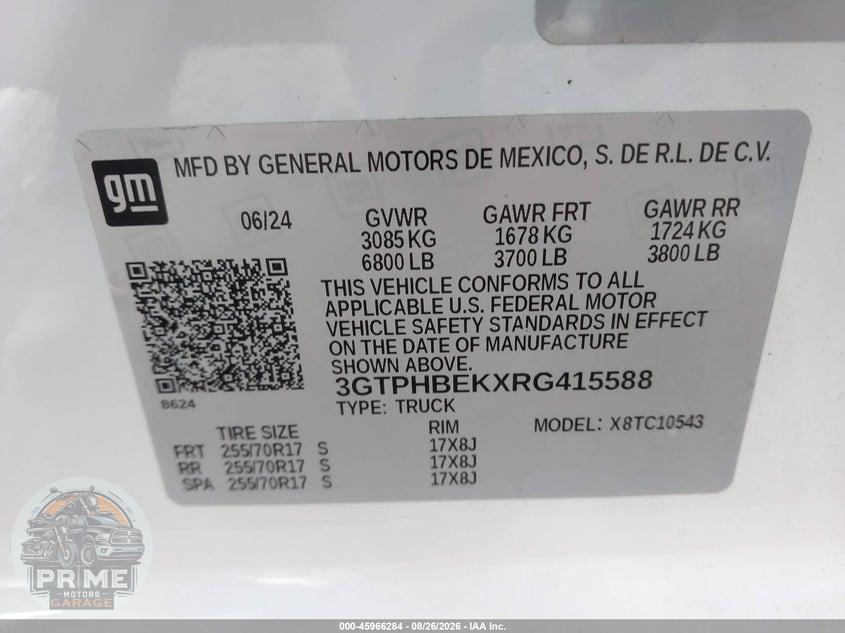 2024 GMC SIERRA 1500 2WD  SHORT BOX SLE — фото 9