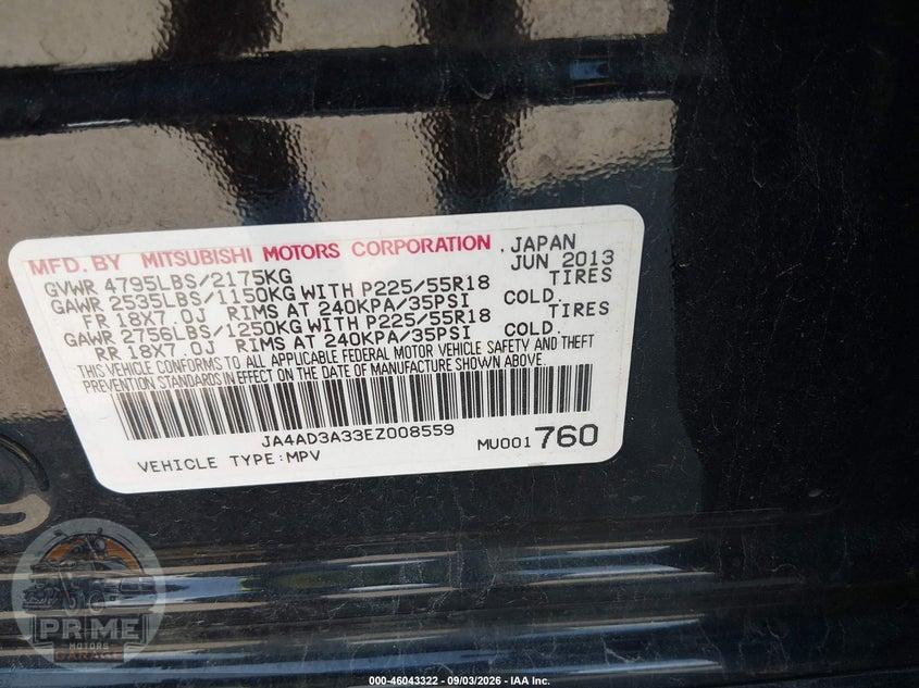 2014 MITSUBISHI OUTLANDER SE — фото 9