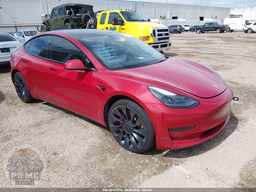 2022 TESLA MODEL 3 PERFORMANCE DUAL MOTOR ALL-WHEEL DRIVE — фото 1
