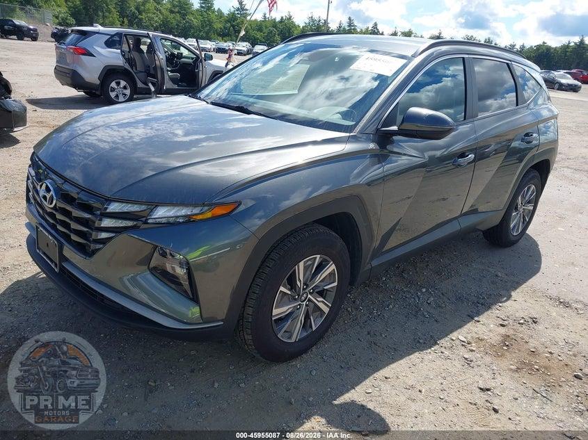 2023 HYUNDAI TUCSON HYBRID BLUE — фото 2