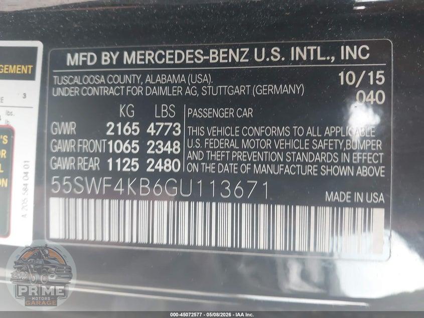 2016 MERCEDES-BENZ C-CLASS C 300 — фото 9