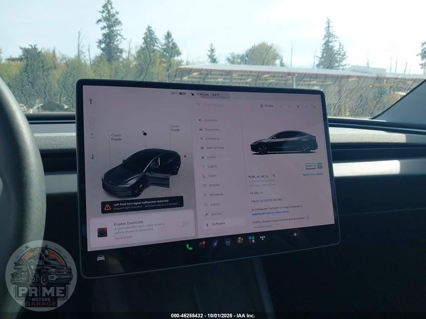 2025 TESLA MODEL 3 LONG RANGE ALL-WHEEL DRIVE — фото 19