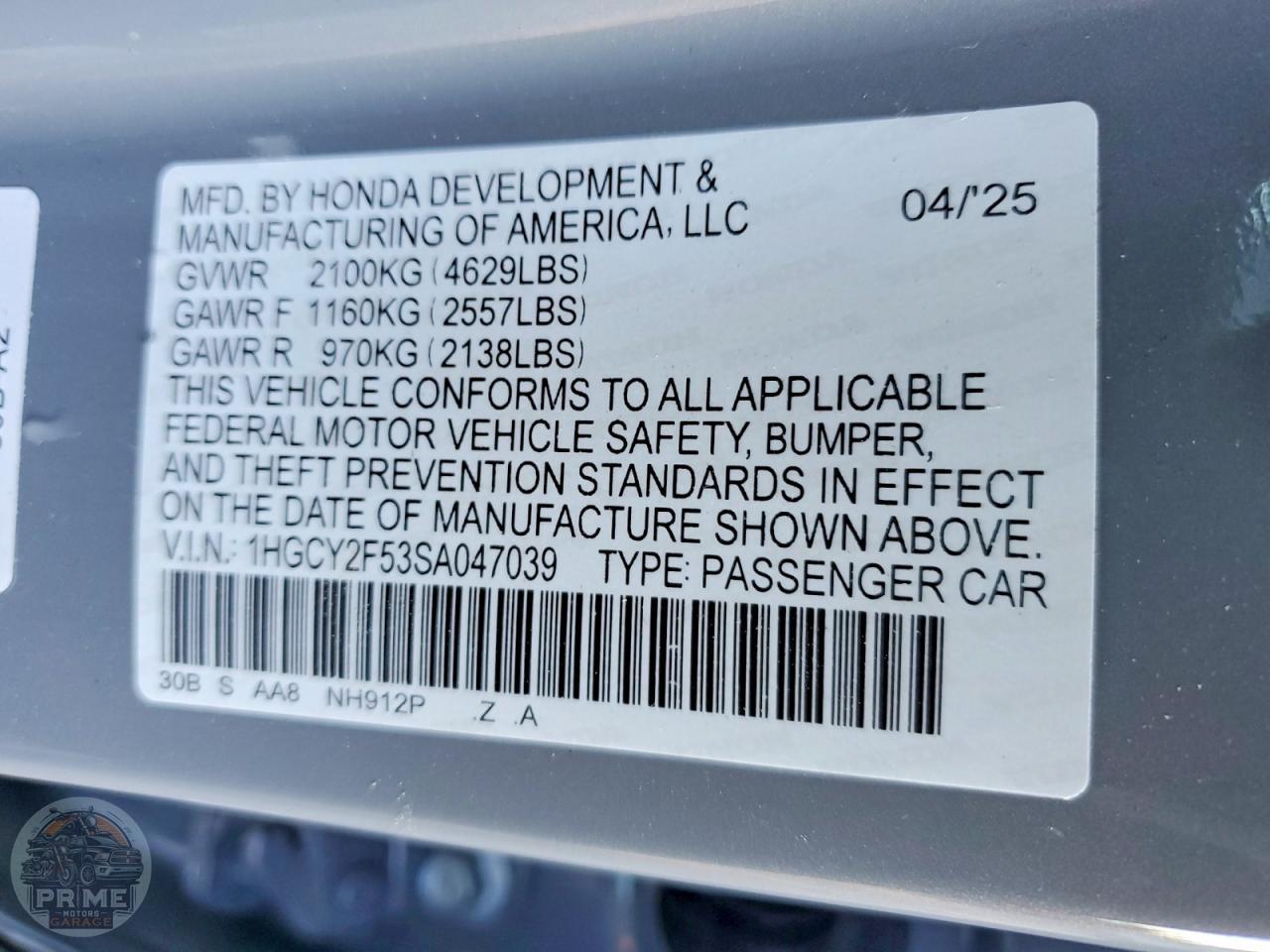 2025 HONDA ACCORD — фото 13