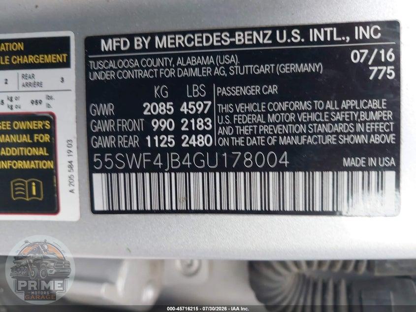 2016 MERCEDES-BENZ C 300 — фото 9
