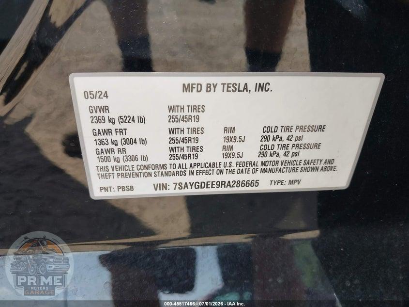 2024 TESLA MODEL Y LONG RANGE DUAL MOTOR ALL-WHEEL DRIVE — фото 9