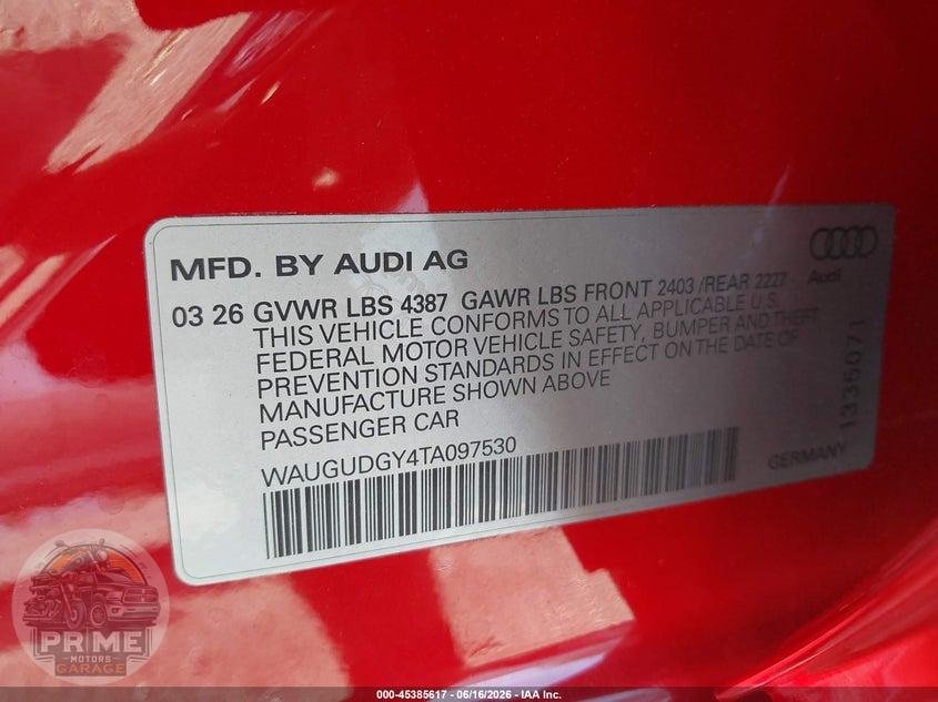 2026 AUDI A3 PREMIUM 40 TFSI QUATTRO S TRONIC — фото 9