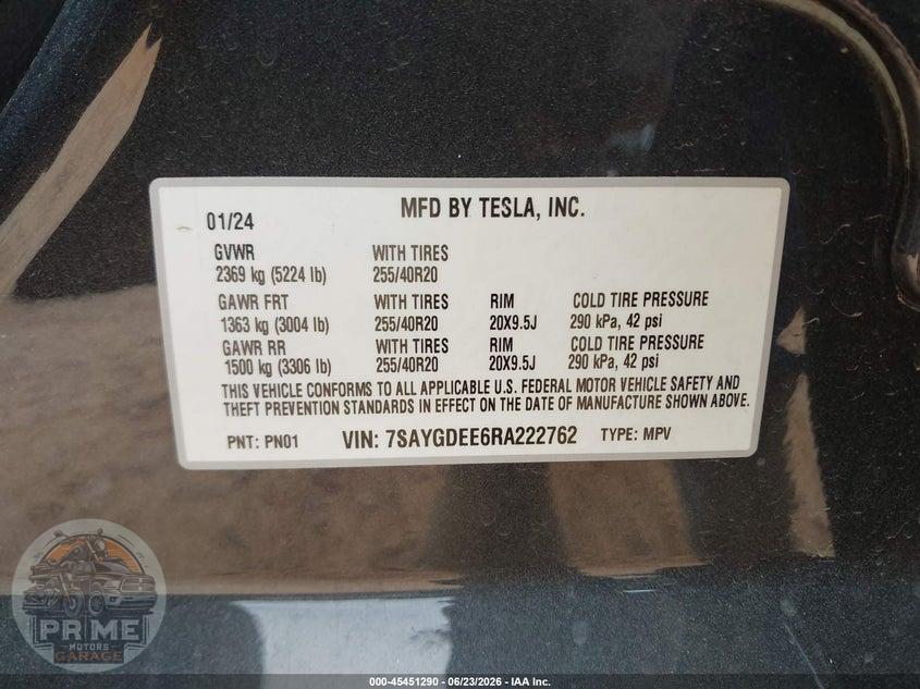 2024 TESLA MODEL Y LONG RANGE DUAL MOTOR ALL-WHEEL DRIVE — фото 9