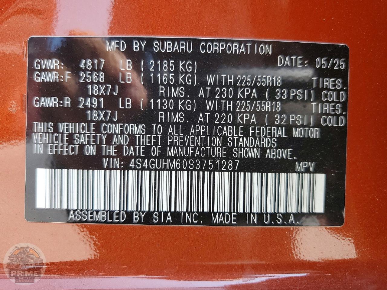 2025 SUBARU CROSSTREK — фото 13