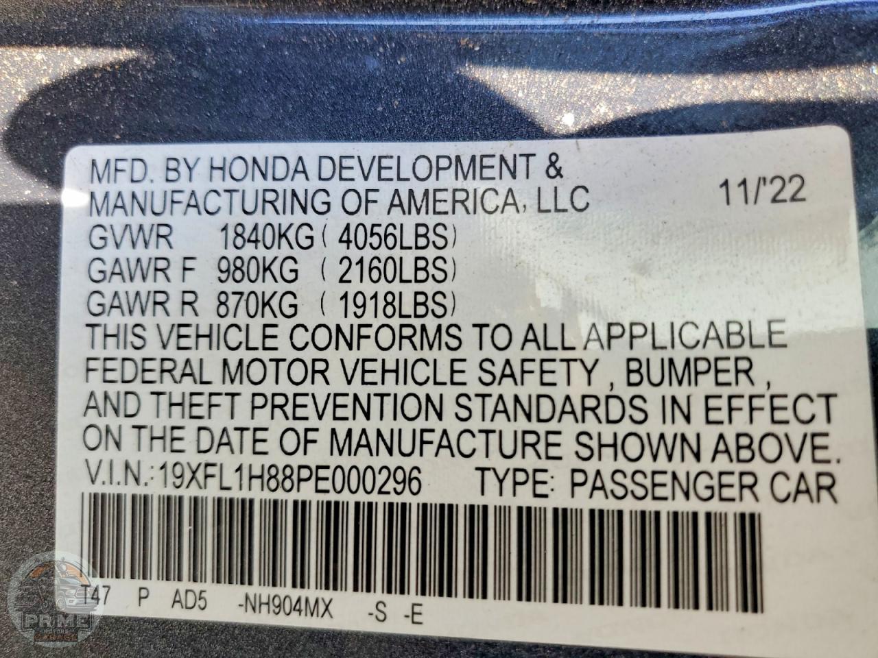 2023 HONDA CIVIC — фото 12