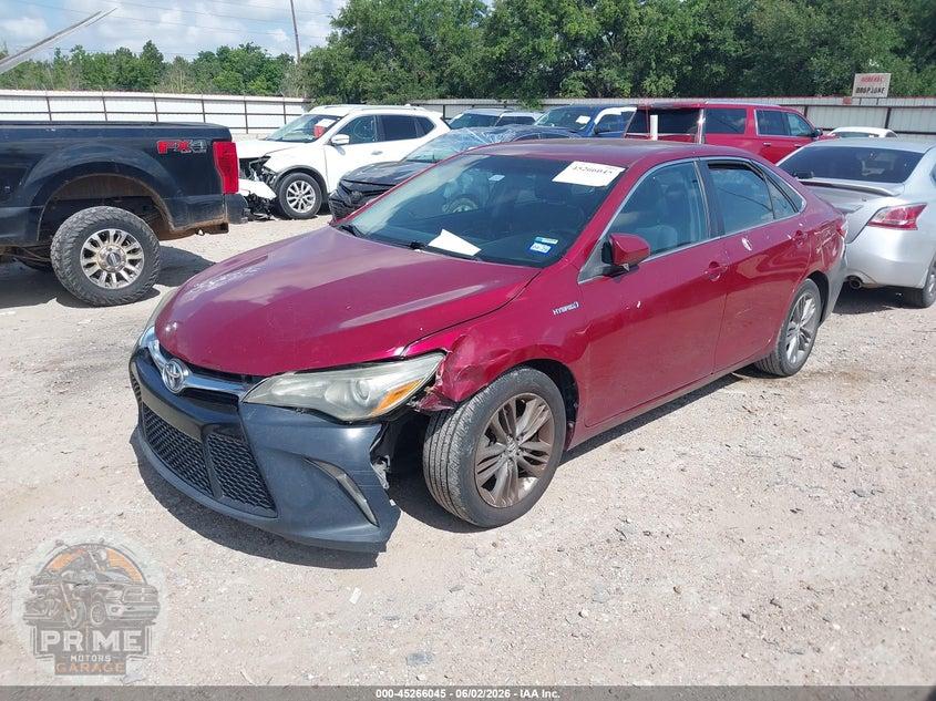 2015 TOYOTA CAMRY HYBRID SE — фото 2