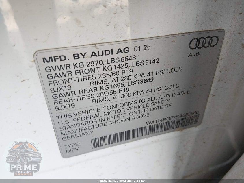 2025 AUDI Q6 E-TRON PREMIUM QUATTRO — фото 9