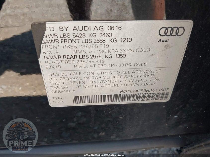 2017 AUDI Q5 2.0T PREMIUM — фото 9