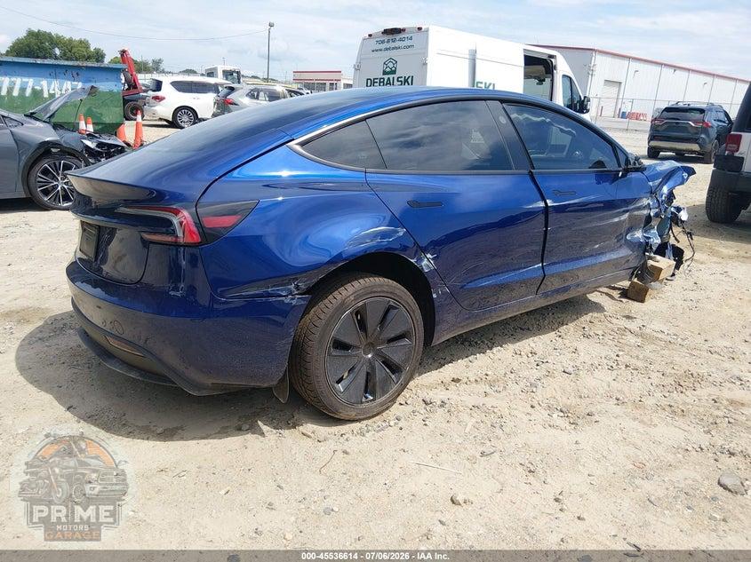 2025 TESLA MODEL 3 LONG RANGE REAR-WHEEL DRIVE/STANDARD REAR-WHEEL DRIVE — фото 4