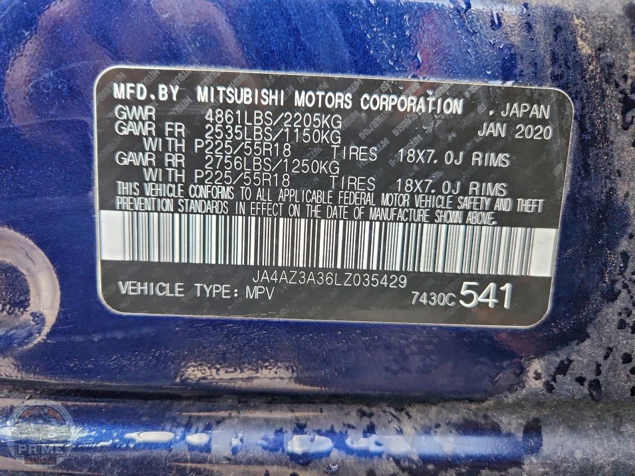 2020 MITSUBISHI OUTLANDER — фото 13