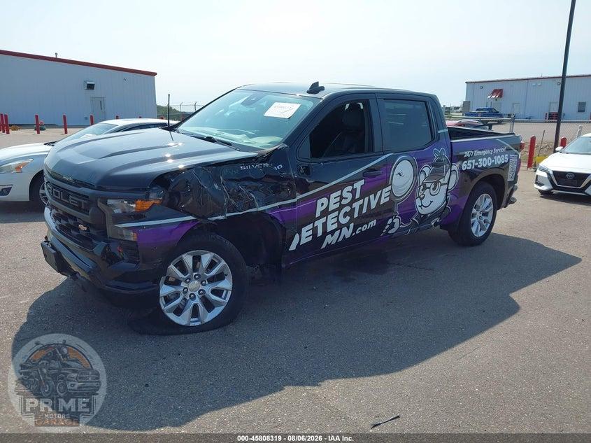 2024 CHEVROLET SILVERADO 1500 4WD  SHORT BED CUSTOM — фото 2