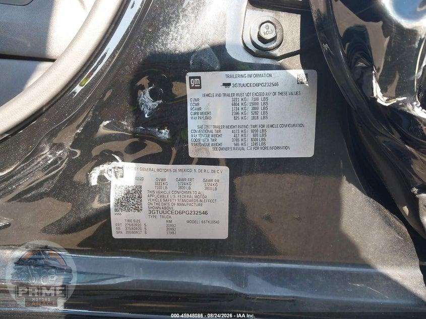 2023 GMC SIERRA 1500 4WD  SHORT BOX ELEVATION WITH 3SB — фото 9