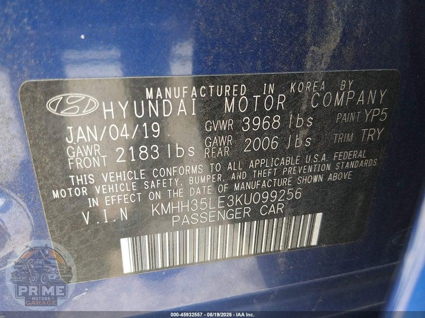 2019 HYUNDAI ELANTRA GT — фото 9
