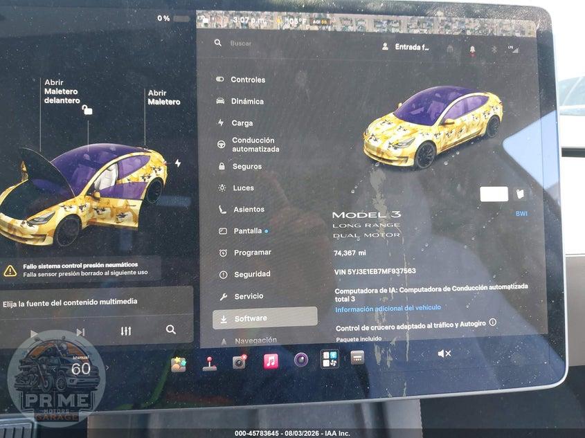 2021 TESLA MODEL 3 LONG RANGE DUAL MOTOR ALL-WHEEL DRIVE — фото 7