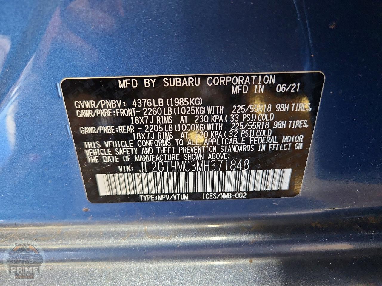 2021 SUBARU CROSSTREK — фото 25