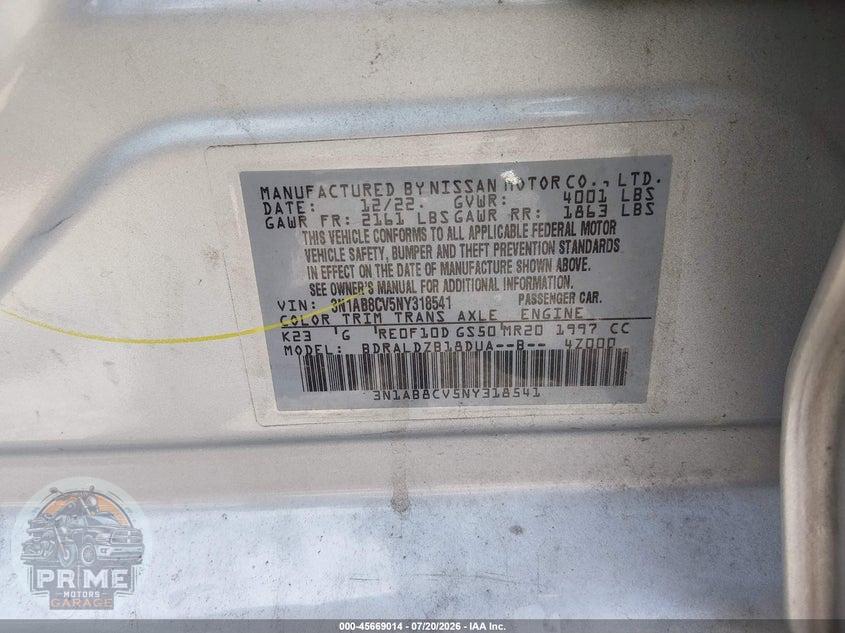 2022 NISSAN SENTRA SV XTRONIC CVT — фото 9