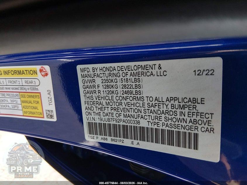2023 ACURA TLX TYPE S - HP WHEEL AND TIRE — фото 9