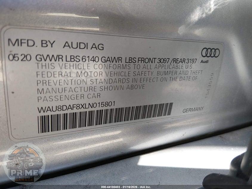 2020 AUDI A8 L 55 TFSI QUATTRO TIPTRONIC — фото 9