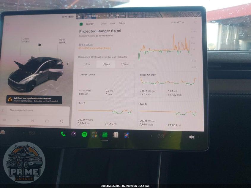 2026 TESLA MODEL Y ALL-WHEEL DRIVE/LONG RANGE LAUNCH SERIES/PREMIUM ALL-WHEEL DRIVE — фото 7