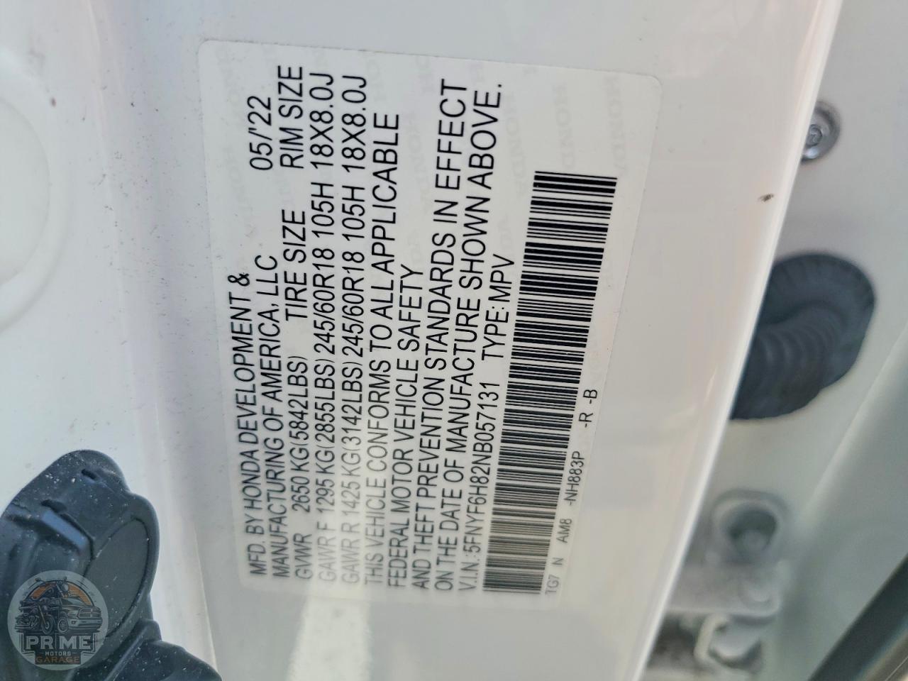2022 HONDA PILOT — фото 13