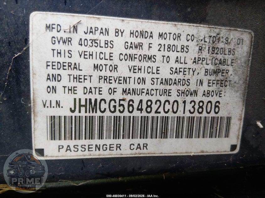 2002 HONDA ACCORD 2.3 LX — фото 9