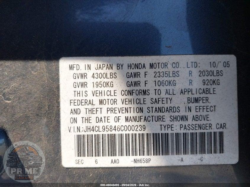 2006 ACURA TSX — фото 9