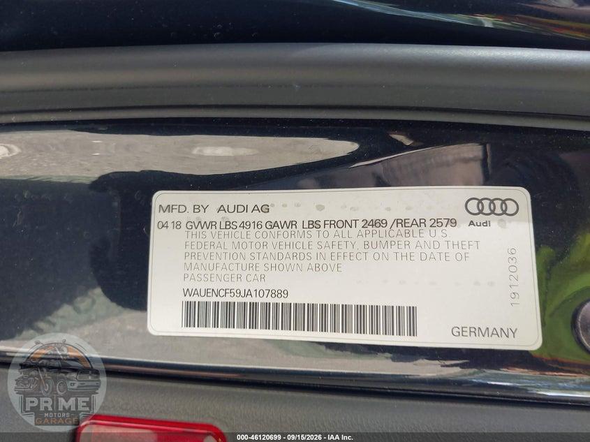 2018 AUDI A5 SPORTBACK PREMIUM PLUS — фото 9