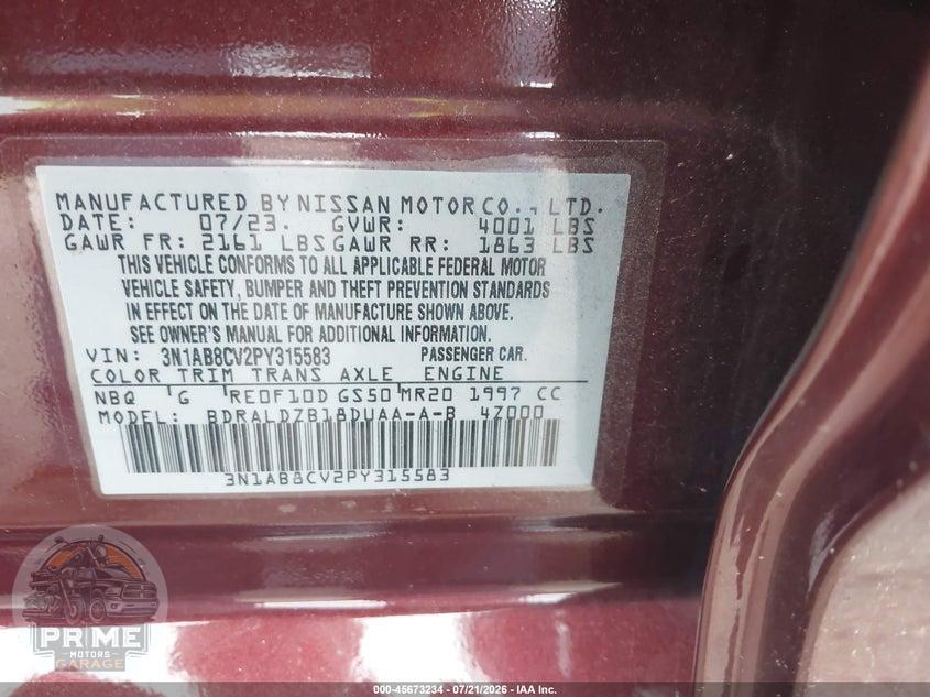 2023 NISSAN SENTRA SV XTRONIC CVT — фото 9