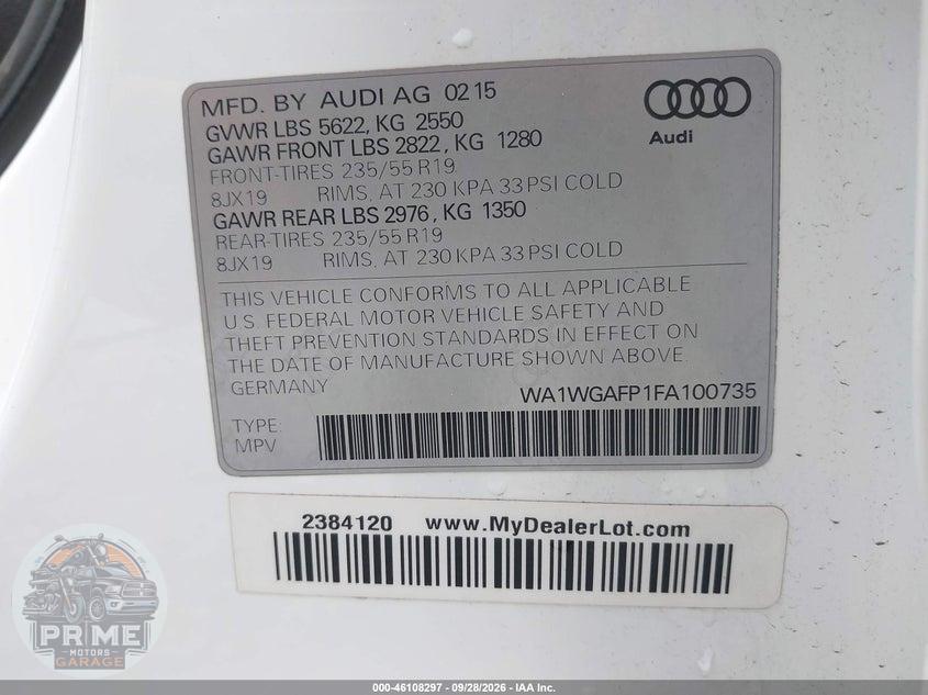 2015 AUDI Q5 3.0T PREMIUM PLUS — фото 9