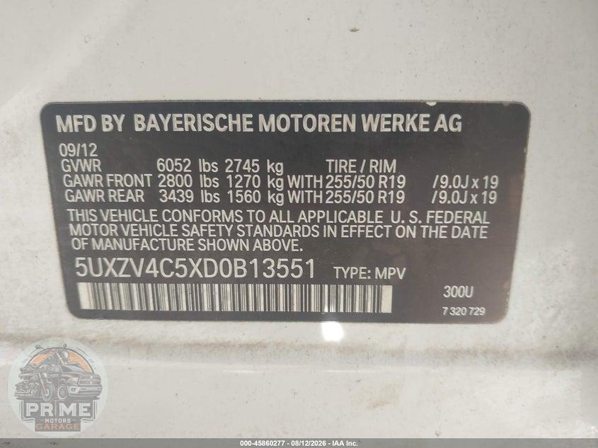 2013 BMW X5 XDRIVE35I/XDRIVE35I PREMIUM/XDRIVE35I SPORT ACTIVITY — фото 9