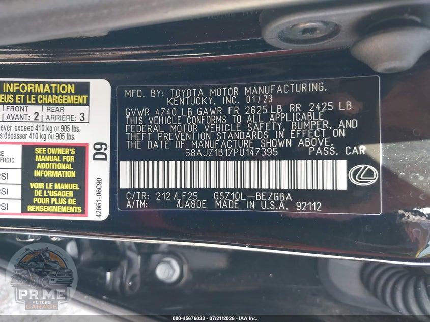 2023 LEXUS ES 350 F SPORT HANDLING — фото 9